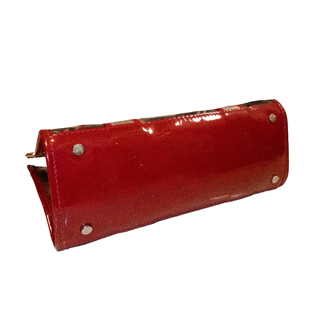 Vivienne Westwood Enamel Red Check Hangbag