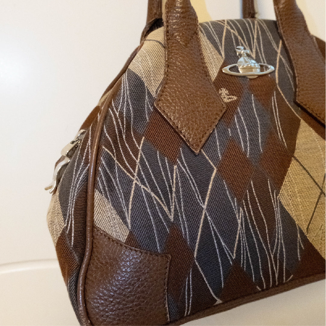 Vivienne Westwood Yasmine Tartan Argyle Handbag