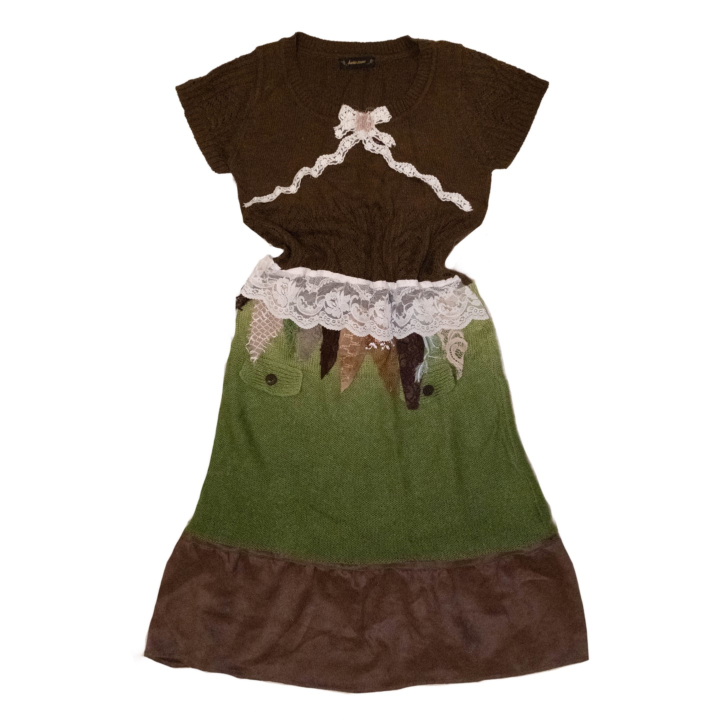 Remake Knit Patchwork Dress