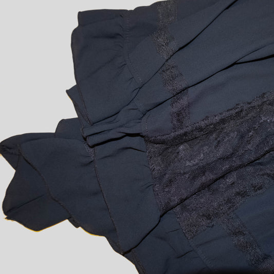 [axes femme] Midnight Blue Lace Dress