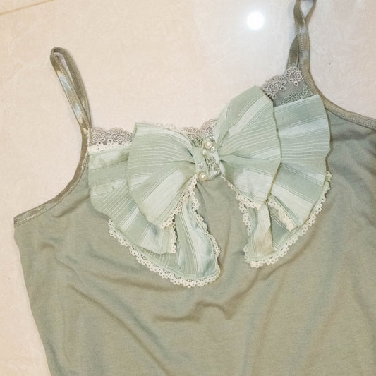[axes femme] Celadon Ribbon Cami