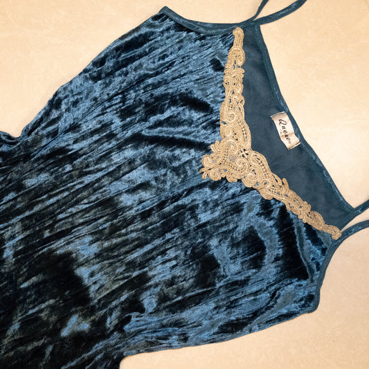 Starry Night Velvet Cami