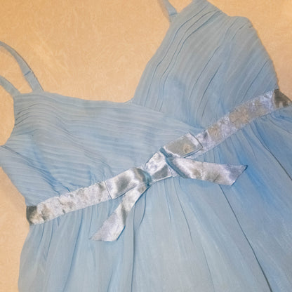 Pastel Blue Ribbon Cami