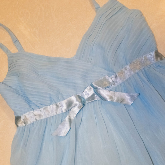 Pastel Blue Ribbon Cami