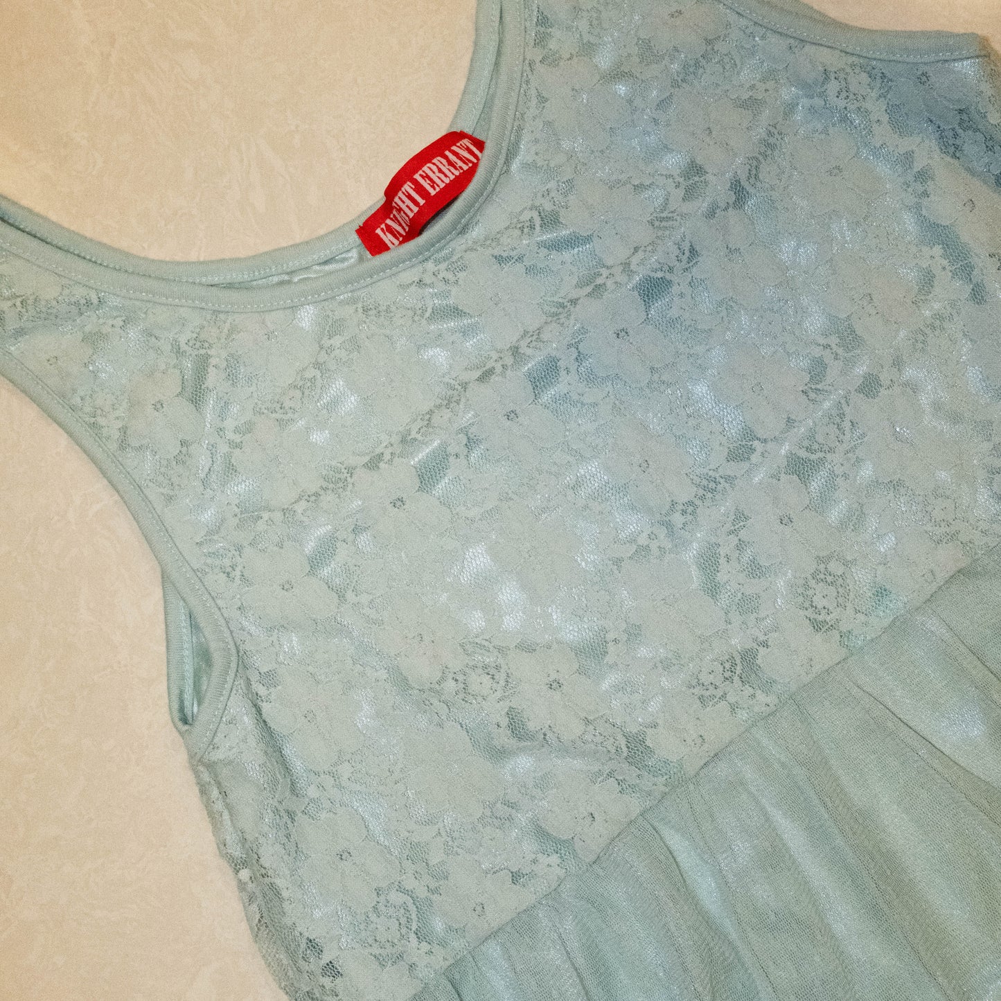 Mint Lace Vest Dress