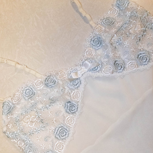 Blue Rose Sheer Cami Dress