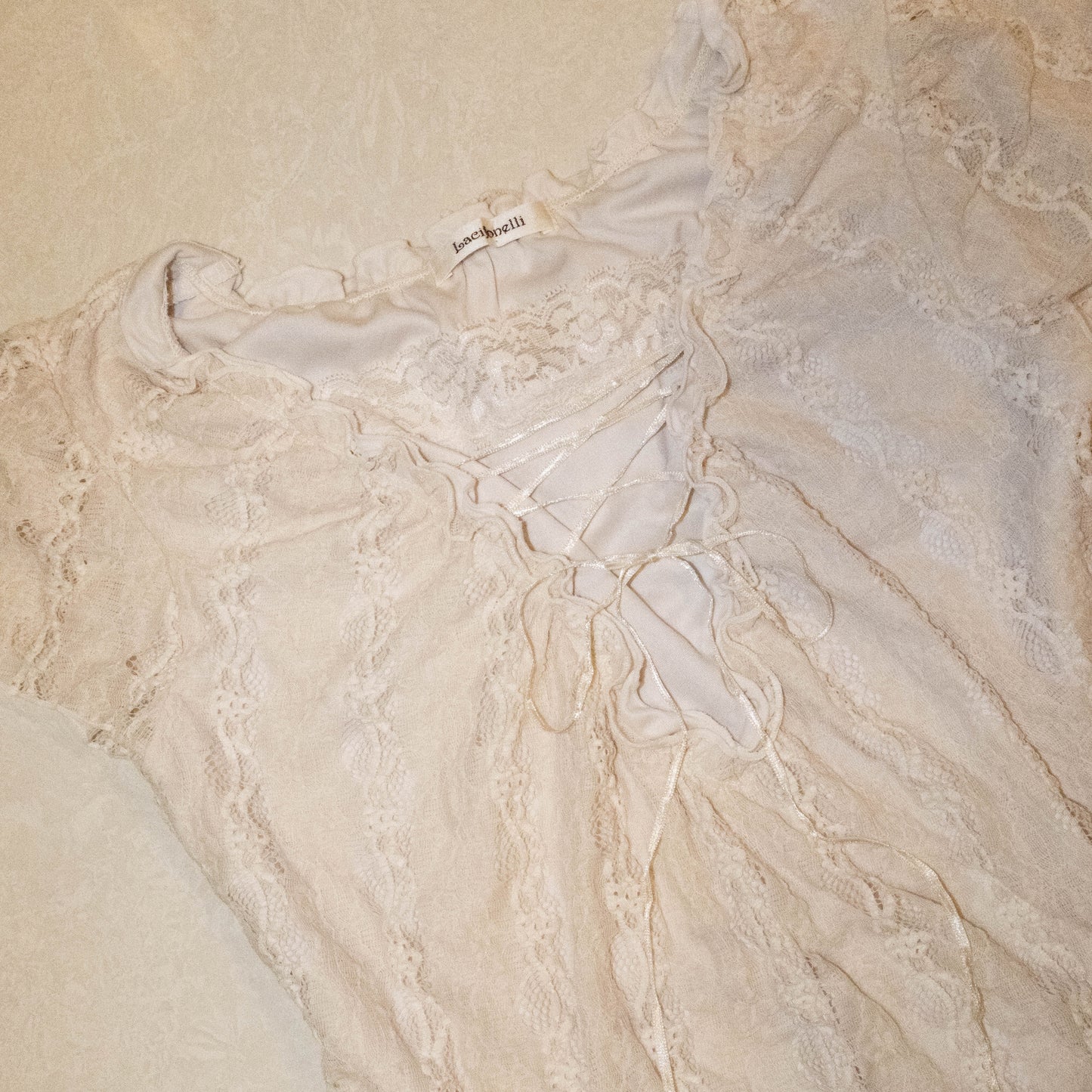 Creamy Lacey Top