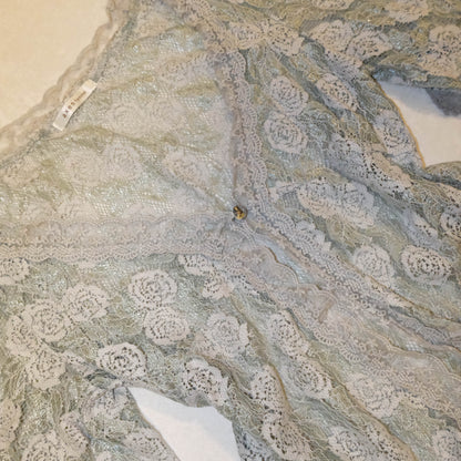 [axes femme] Mint Green Lace Outer
