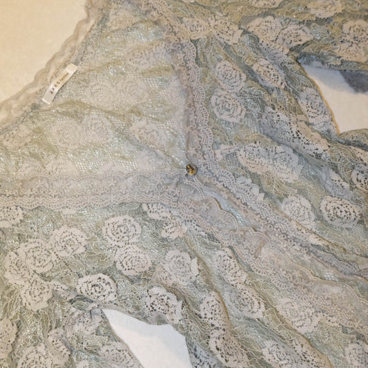[axes femme] Mint Green Lace Outer