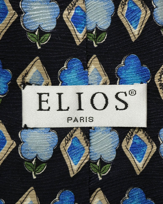[France] Elios Sapphire Tile Vintage Tie