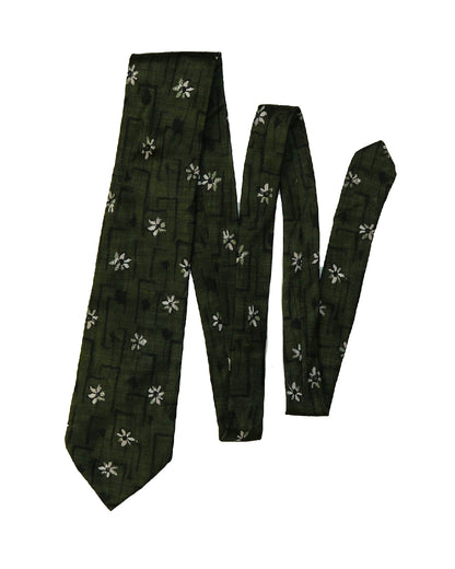 Moss Woodland Jasmine Vintage Tie
