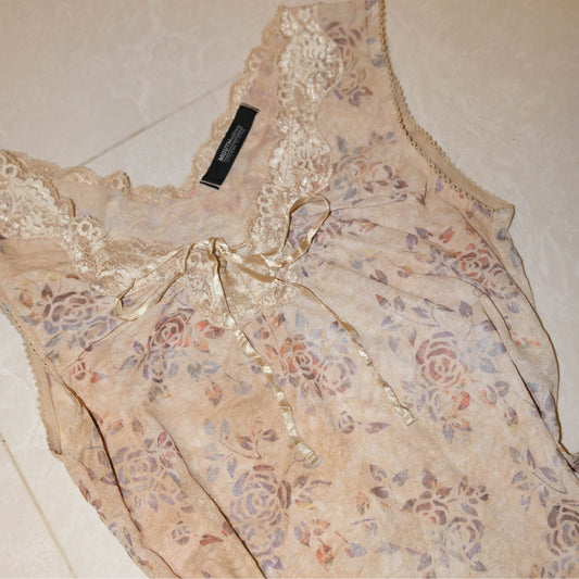 Creamy Garden Vest