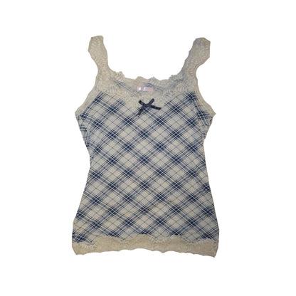 Sapphire Plaid Cami