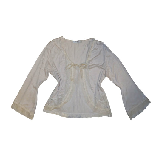 Cotton Cream Ruffle Ribbon Outer