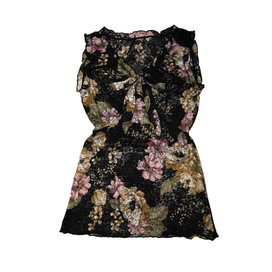 Floral Sheer Vest