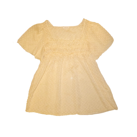Baby Yellow Polka Dots Top