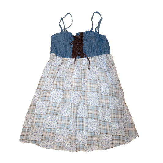 Cobalt Patchwork Dress