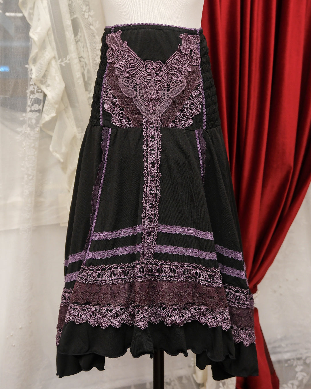 Ozz Angelo Victorian Mulberry Skirt