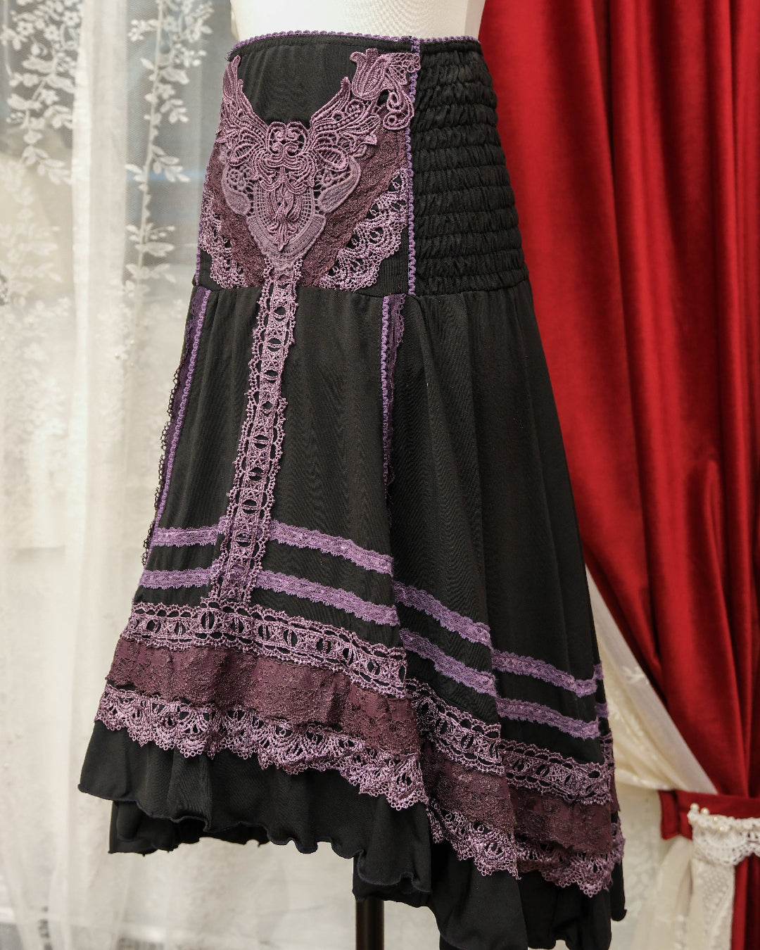 Ozz Angelo Victorian Mulberry Skirt