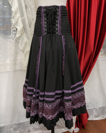 Ozz Angelo Victorian Mulberry Skirt