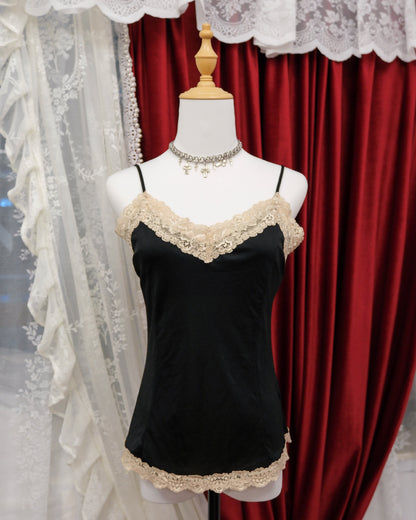 [USA] Black Lace Camisole