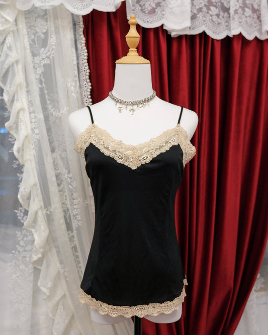 [USA] Black Lace Camisole