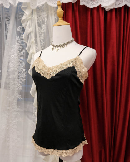 [USA] Black Lace Camisole
