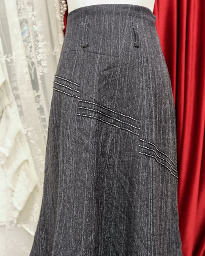 Navy Midi Skirt