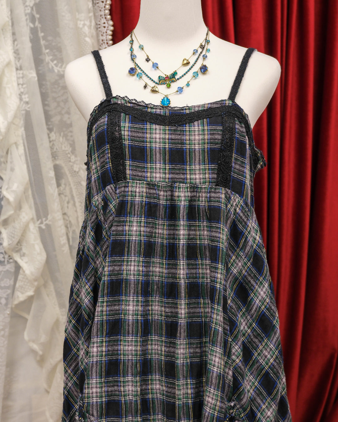 Axes Femme Berry Plaid One Piece