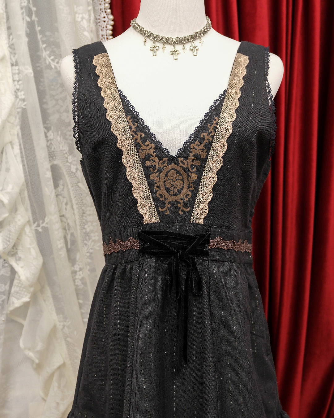Axes Femme Victorian Vest Dress