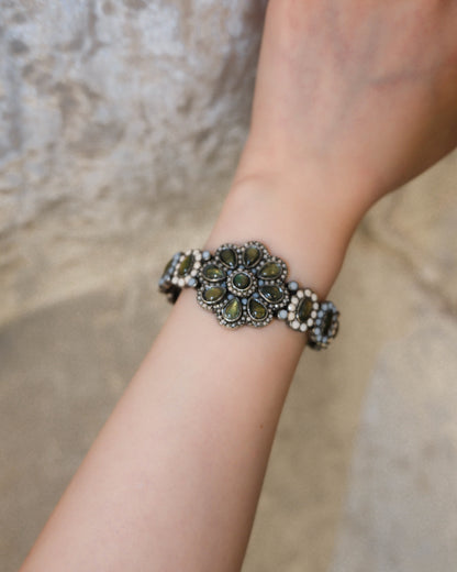 Green Dahlia Bracelet