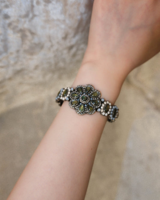 Green Dahlia Bracelet