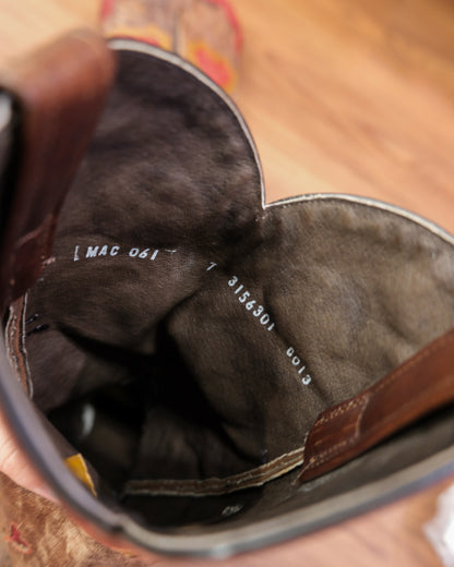[Mexico] Vintage Caborca Heart Boots
