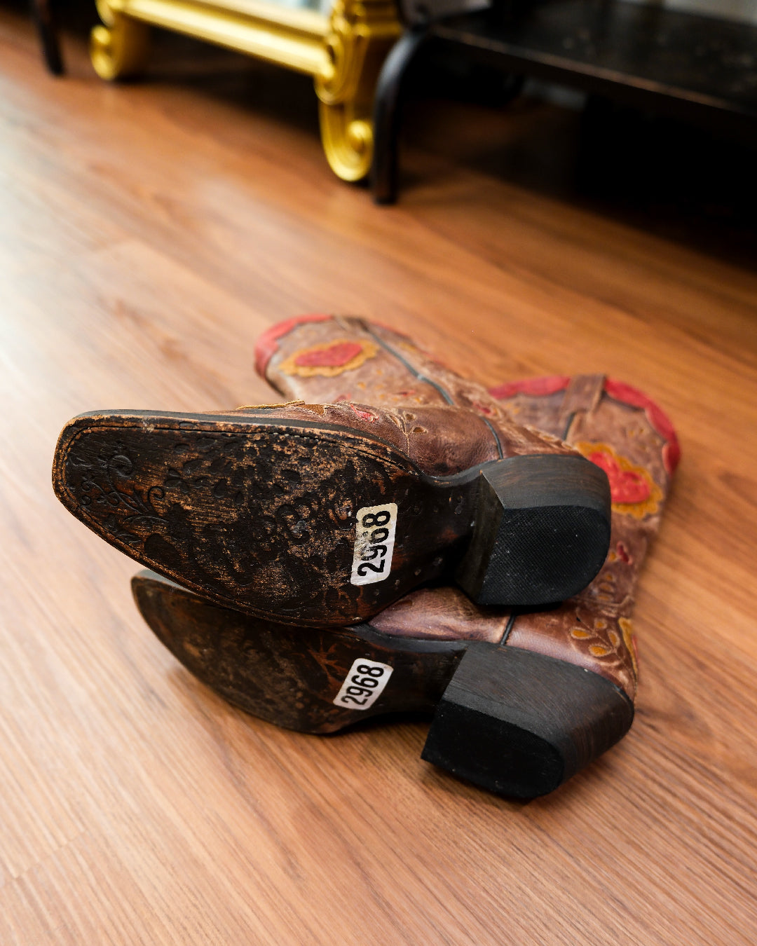 [Mexico] Vintage Caborca Heart Boots