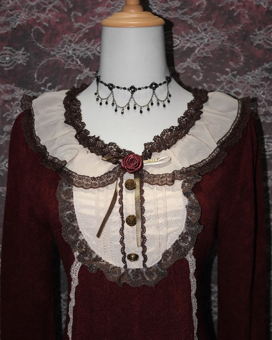 [Axes Femme] Currant Rose One Piece Dress
