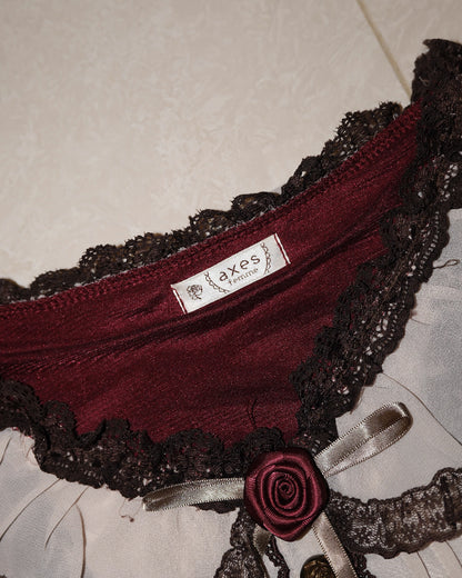 [Axes Femme] Currant Rose One Piece Dress