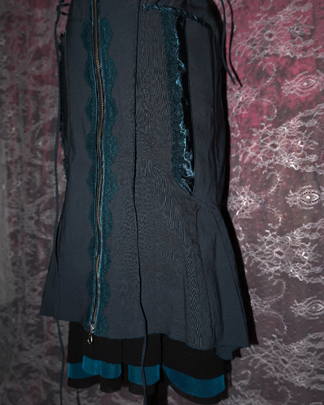 [Ozz on Japan] Army Green Skirt (Double Skirts)