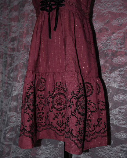 [Axes Femme] Berry Wine Victorian Dress