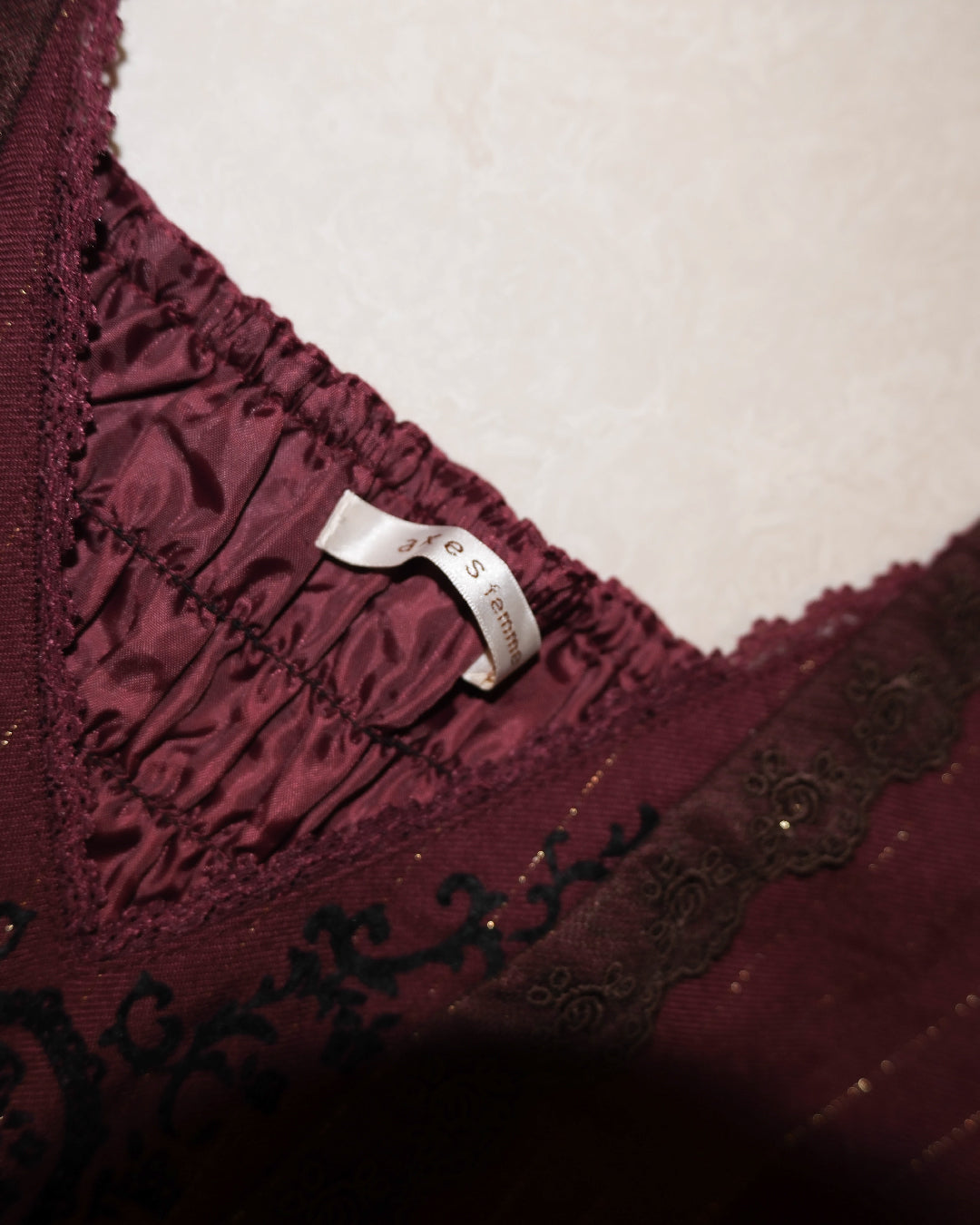 [Axes Femme] Berry Wine Victorian Dress