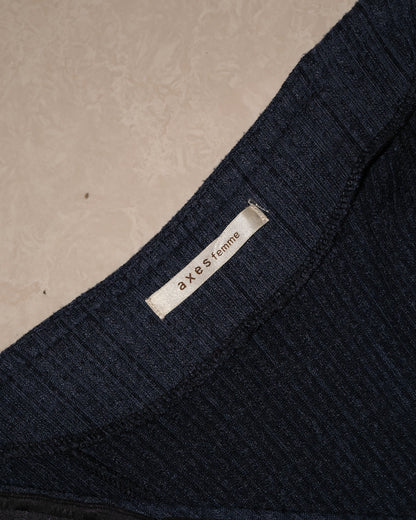 [Axes Femme] Indigo Ruffle Vest