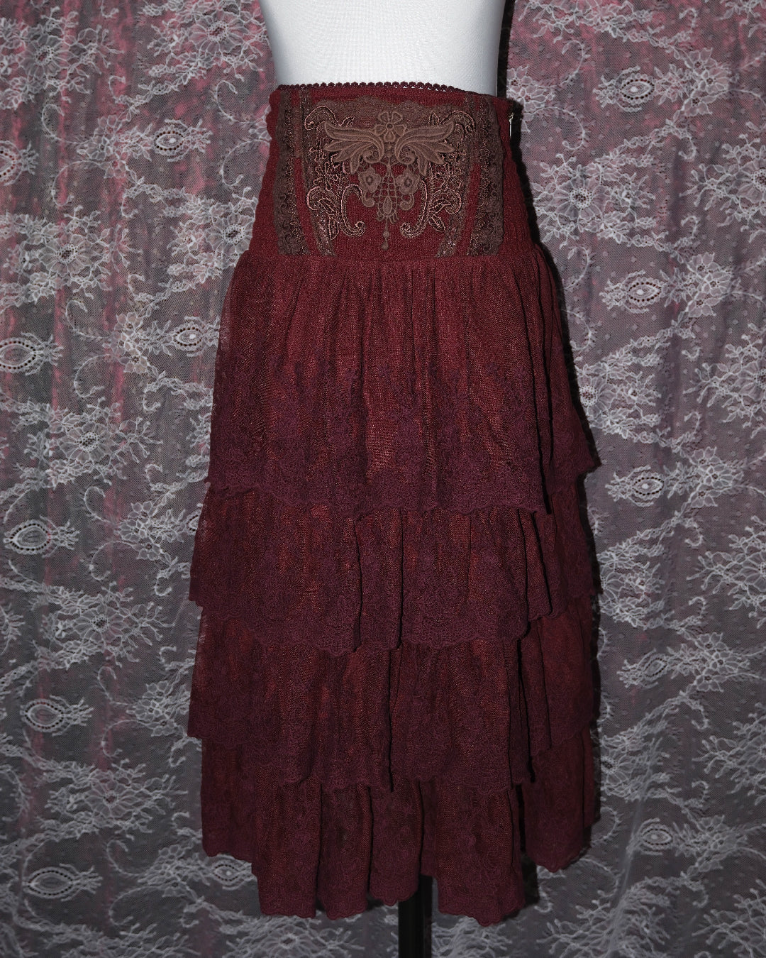 [Ozz on Japan] Ruby Red Rococo Skirt