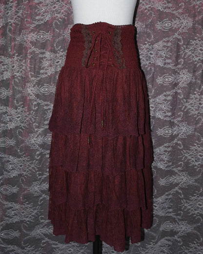 [Ozz on Japan] Ruby Red Rococo Skirt