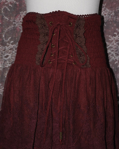 [Ozz on Japan] Ruby Red Rococo Skirt