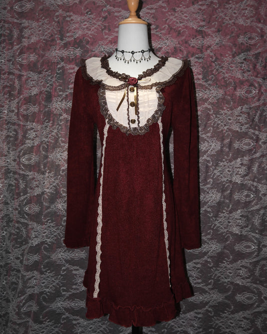 [Axes Femme] Currant Rose One Piece Dress