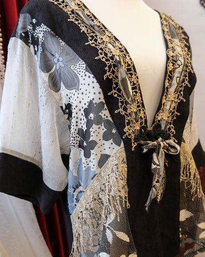 [USA] Spencer Alexis Alice Blue Lace Kimono Outer