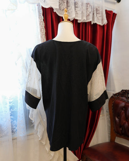 [USA] Spencer Alexis Alice Blue Lace Kimono Outer