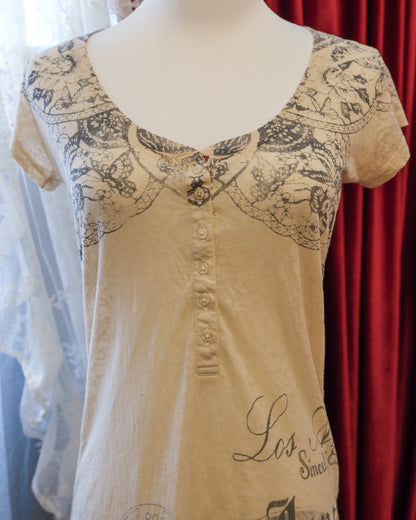 [USA] GUESS Print Top