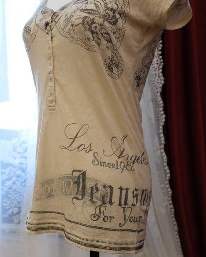 [USA] GUESS Print Top