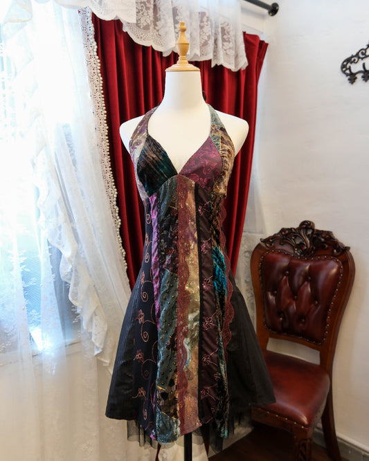 [Paris] Des filles à la vanille Mulberry Patchwork Dress