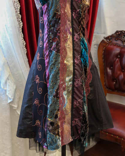 [Paris] Des filles à la vanille Mulberry Patchwork Dress